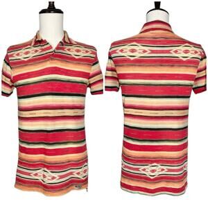 Polo by Ralph Lauren | Men | Vintage Southwest Aztec Print SS Polo Shirt | Small